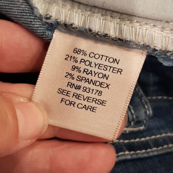 Philosophy Size 10 Distressed Jeggings with Zipper on Legs - Picture 4 of 12